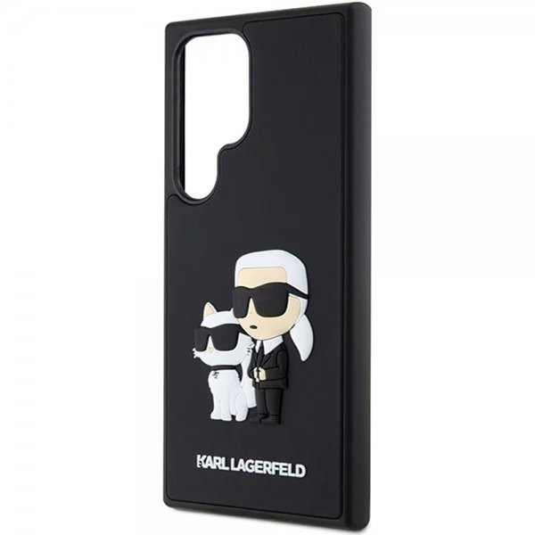 Samsung Galaxy S24 Ultra Skal 3D Rubber Karl & Choupette Svart