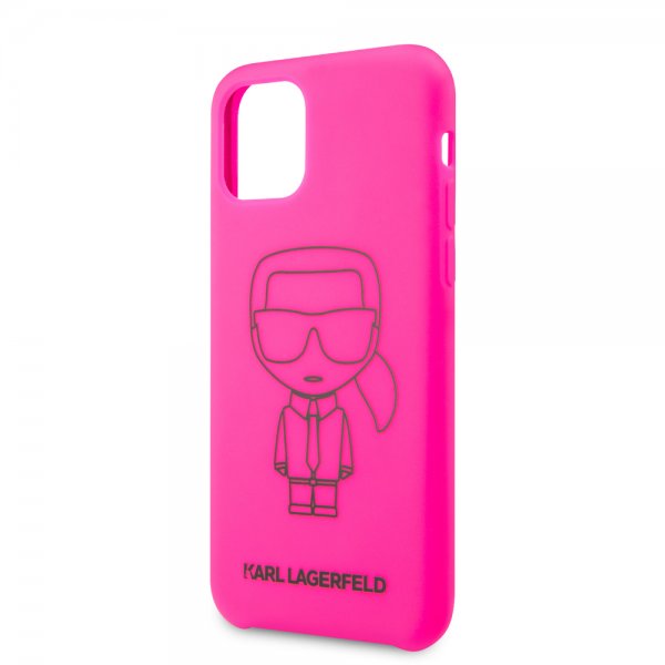 iPhone 11 Pro Skal Silicone Cover Magenta