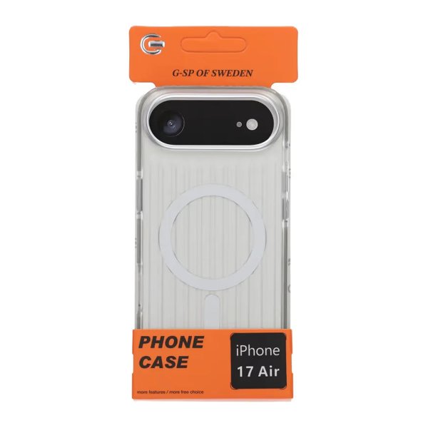 iPhone Air Skal Korrugerad MagSafe Silver