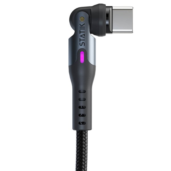 Kabel 360 Pro USB-C/LIghtning/Micro-USB 1m Svart