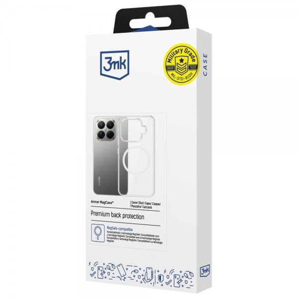 Xiaomi 15T Pro Skal Armor MagCase Transparent