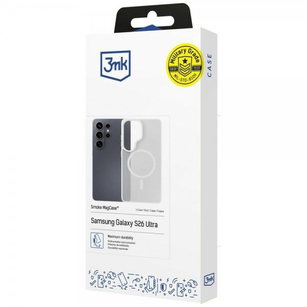 Samsung Galaxy S26 Ultra Skal Smoke MagCase Vit