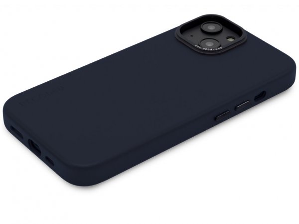 iPhone 14 Plus Skal Leather Backcover Navy