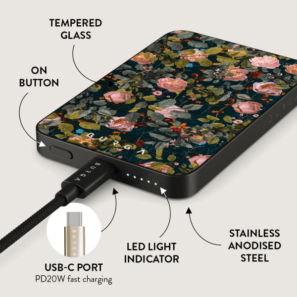 Powerbank MagSafe 5000 mAh Bloomy Garden