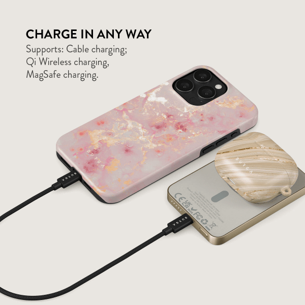 Powerbank MagSafe 5000 mAh Golden Coral Guld