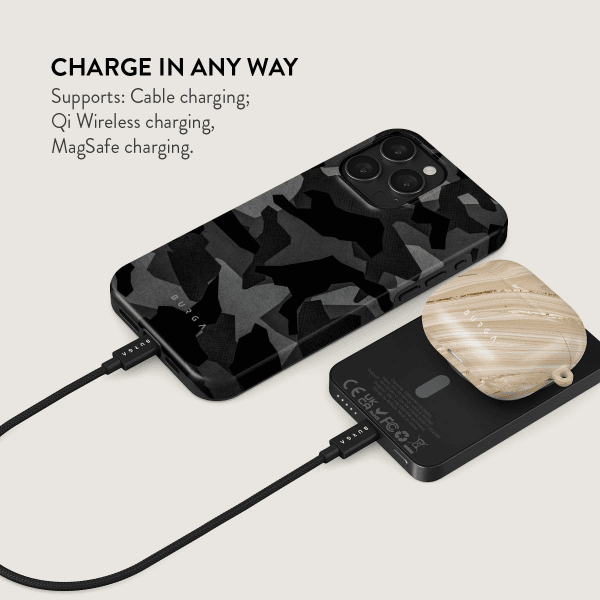 Powerbank MagSafe 5000 mAh Night Black Camouflage