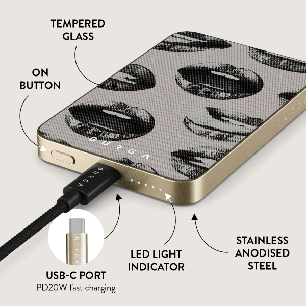 Powerbank MagSafe 5000 mAh Next Mistake Guld