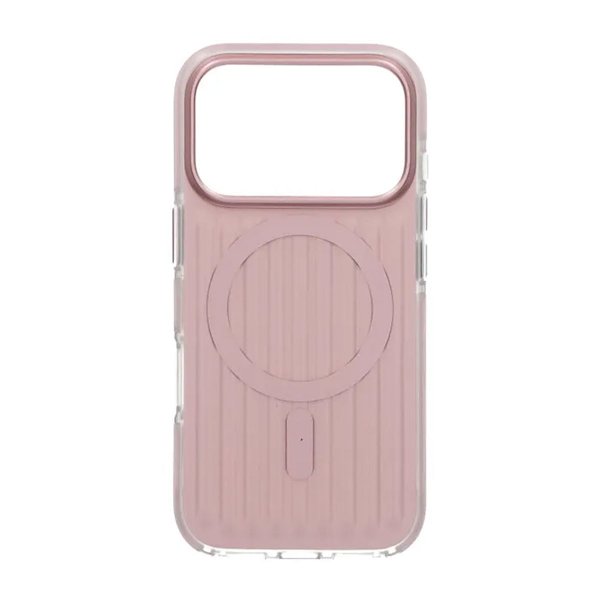 iPhone 17 Pro Skal Korrugerad MagSafe Rosa