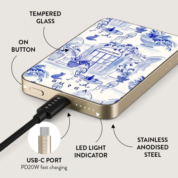 Powerbank MagSafe 5000 mAh Sobremesa Guld