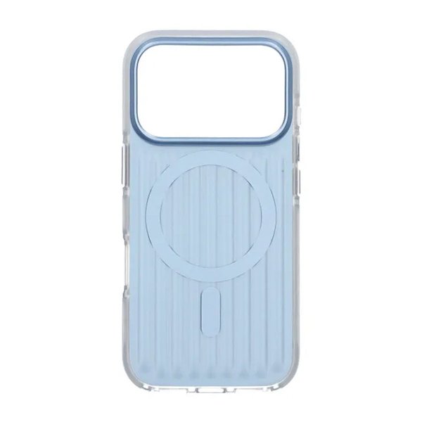 iPhone 17 Pro Skal Korrugerad MagSafe Blå