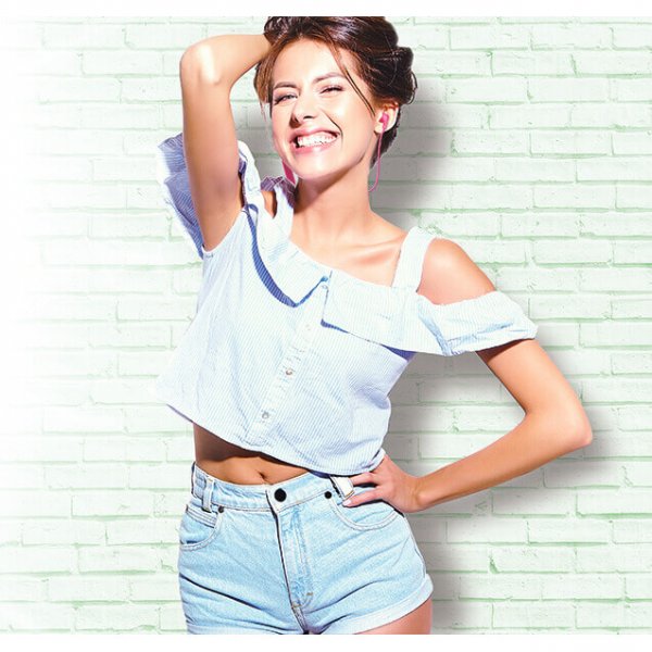 Hörlurar FX9BT Gumy In-Ear Trådlös Mic Rosa