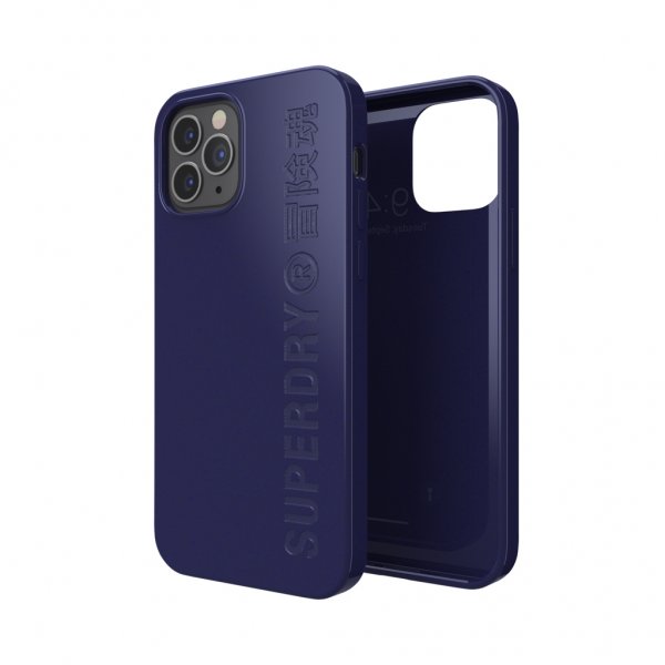 iPhone 12/iPhone 12 Pro Skal Snap Case Compostable Materials Navy Blue