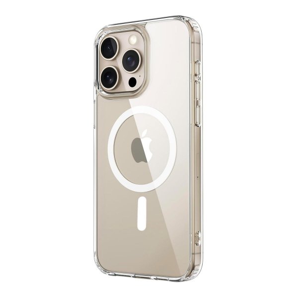 iPhone 15 Pro Skal TPU MagSafe Transparent