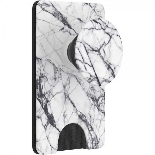 PopWallet Dove White Marble