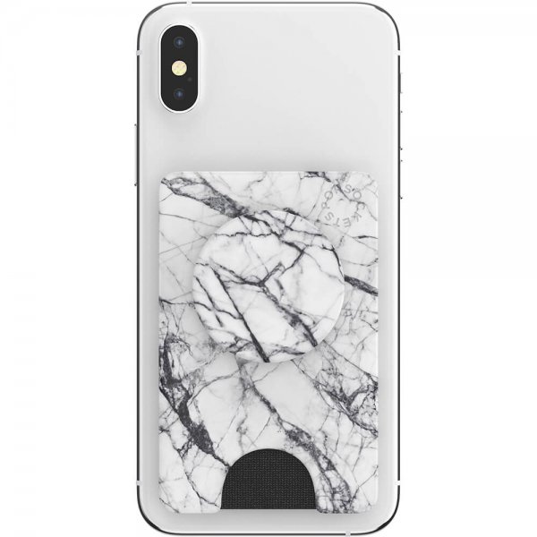 PopWallet Dove White Marble