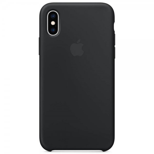 Original iPhone X/Xs Skal Silicone Case Svart