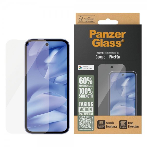 Google Pixel 9a Skärmskydd Ultra-Wide Fit