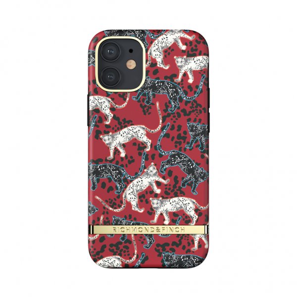 iPhone 12 Mini Skal Samba Red Leopard
