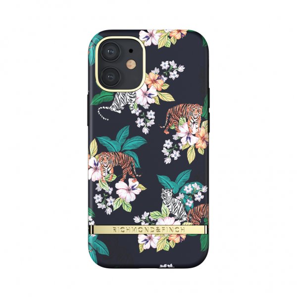 iPhone 12 Mini Skal Floral Tiger