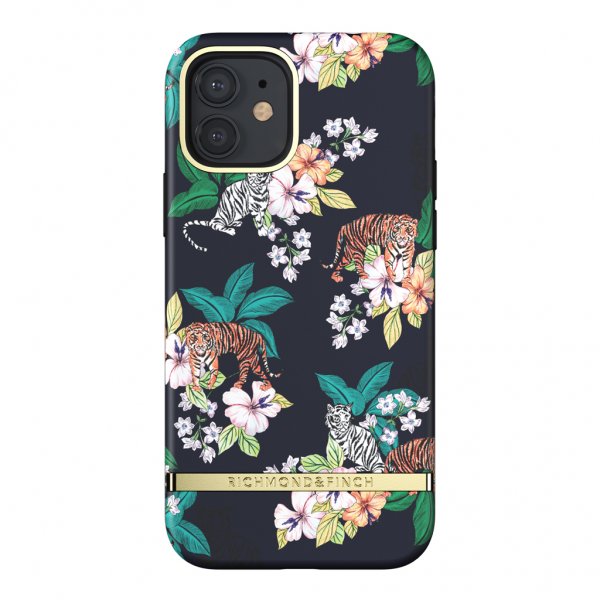 iPhone 12/iPhone 12 Pro Skal Floral Tiger