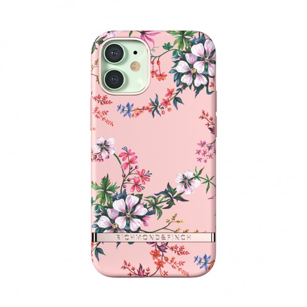 iPhone 12 Mini Skal Pink Blooms