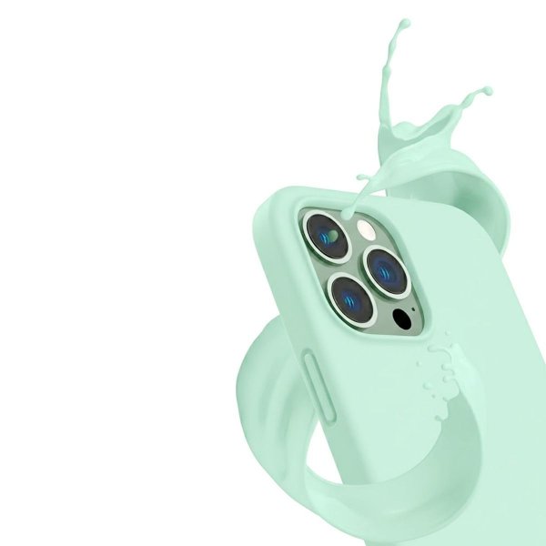 iPhone 12/iPhone 12 Pro Skal Silikon Grön