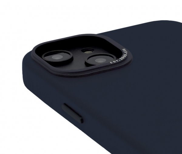 iPhone 14 Plus Skal Leather Backcover Navy