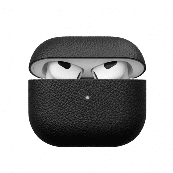 PodSkinz Artisan Series Airpods 3 Skal Äkta Läder Svart