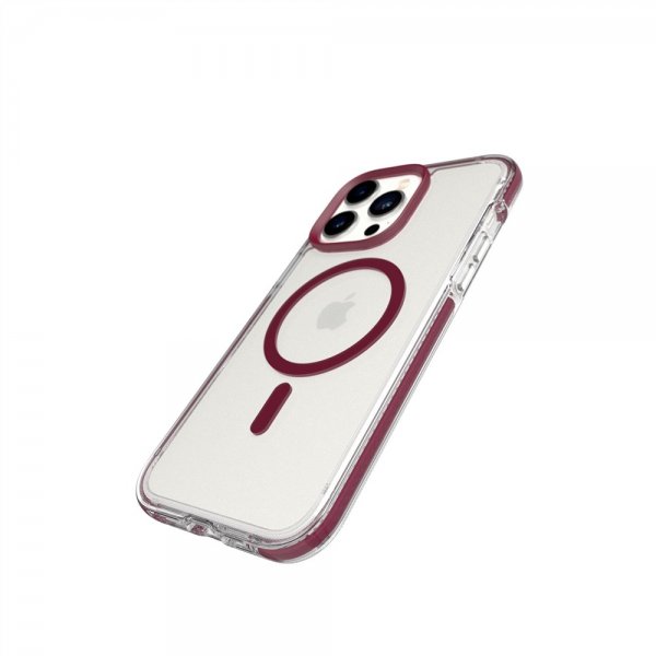 iPhone 14 Pro Max Skal Evo Crystal MagSafe Burgundy
