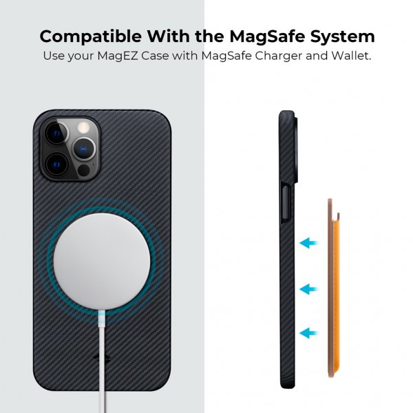 iPhone 12 Pro Skal Air Case Svart/Grå Twill