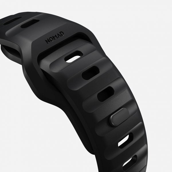 Apple Watch 44/45/46mm/Apple Watch Ultra Armband Sport Band Svart