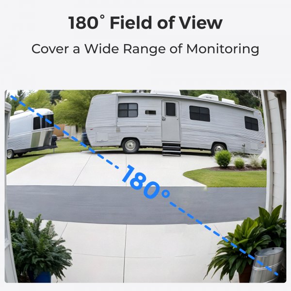 Video Doorbell WiFi (D340W) Videodörrklocka Smart 2K+