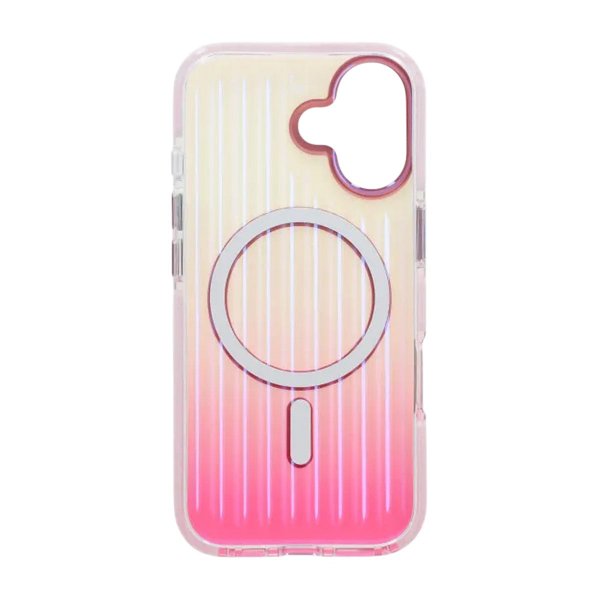iPhone 17 Skal Korrugerad MagSafe Rosa
