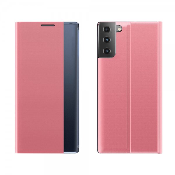 Samsung Galaxy S21 Fodral Caller-ID Rosa
