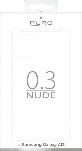 Samsung Galaxy A12 Skal Nude Transparent