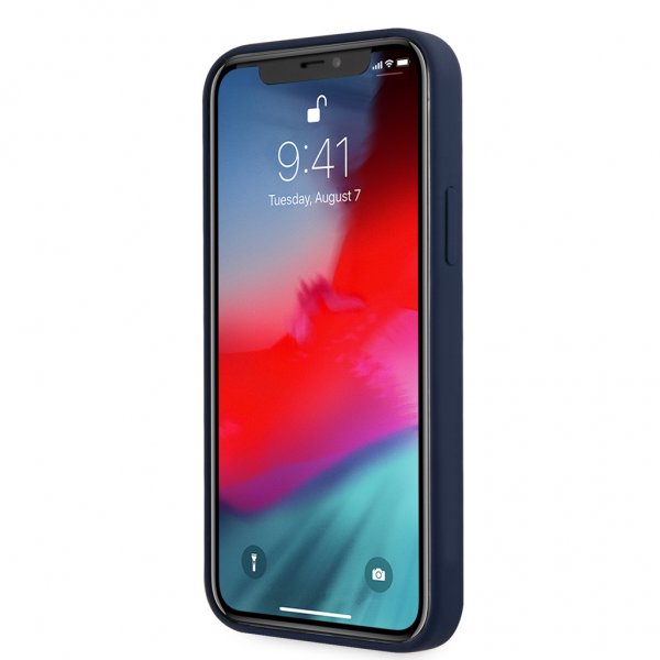 iPhone 12 Pro Max Skal Vintage Silicone Blå