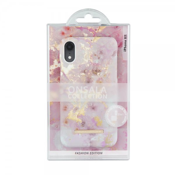 iPhone Xr Skal Fashion Edition Rosegold Marble