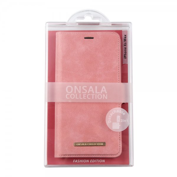 iPhone Xs Max Fodral Fashion Edition Löstagbart Skal Dusty Pink