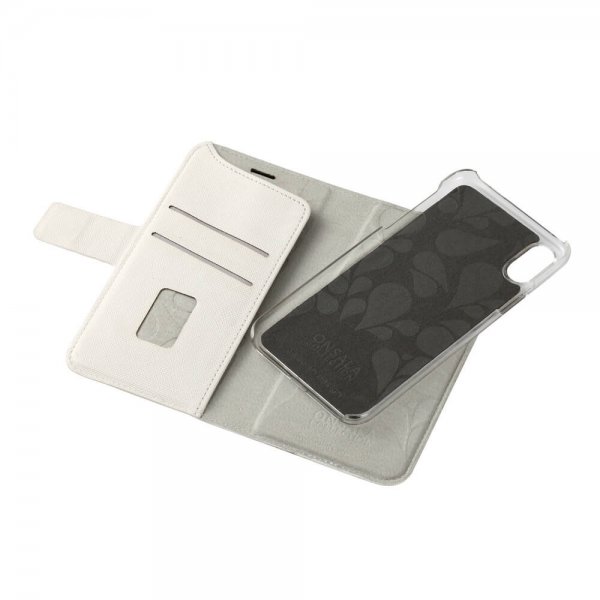 iPhone X/Xs Fodral Fashion Edition Löstagbart Skal Saffiano Vit