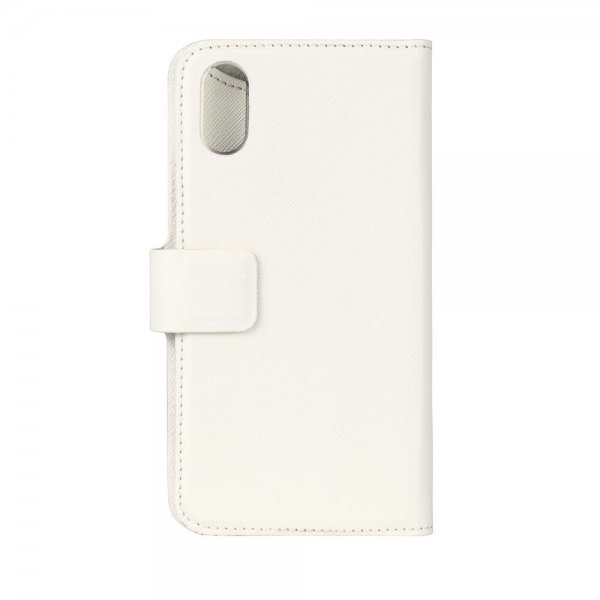 iPhone X/Xs Fodral Fashion Edition Löstagbart Skal Saffiano Vit