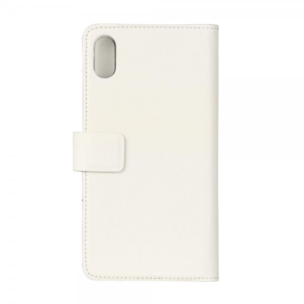 iPhone Xs Max Fodral Fashion Edition Löstagbart Skal Saffiano Vit