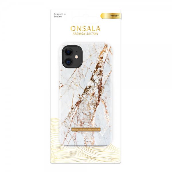 iPhone 11 Skal Fashion Edition White Rhino Marble