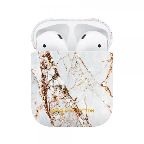AirPods 1/2 Skal Fashion Edition White Rhino Marble