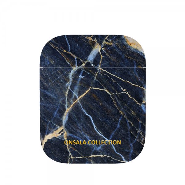 AirPods 1/2 Skal Fashion Edition Black Galaxy Marble