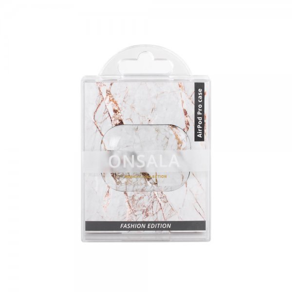AirPods Pro/AirPods Pro 2 Skal Fashion Edition White Rhino Marble