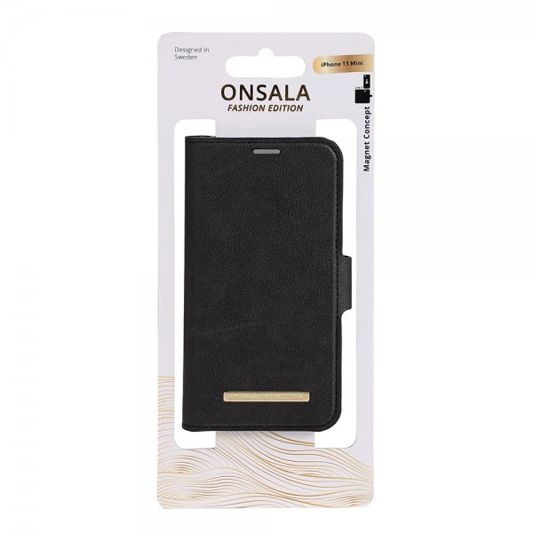 iPhone 13 Mini Fodral Fashion Edition Löstagbart Skal Midnight Black
