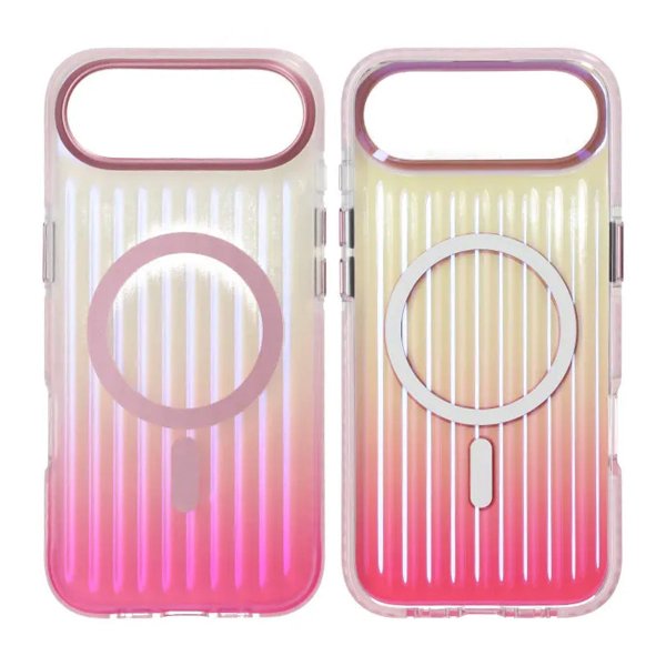 iPhone Air Skal Korrugerad MagSafe Rosa