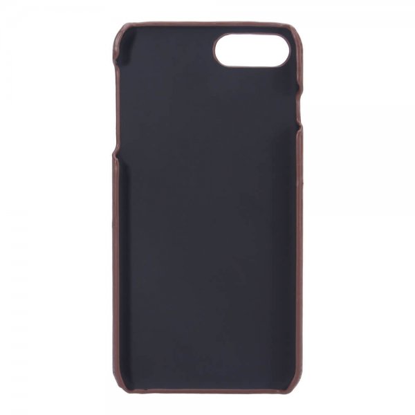 iPhone 6/6S Plus/iPhone 7 Plus/iPhone 8 Plus Skal med ett Kortfack Brun