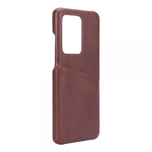 Samsung Galaxy S20 Ultra Skal med ett Kortfack Brun