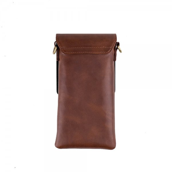 Mobilväska Neck-Bag 6.7" Brun